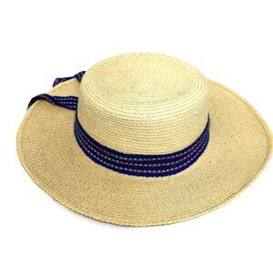 Panama "LA GIRALDA" Palm Leaves Hat VTG